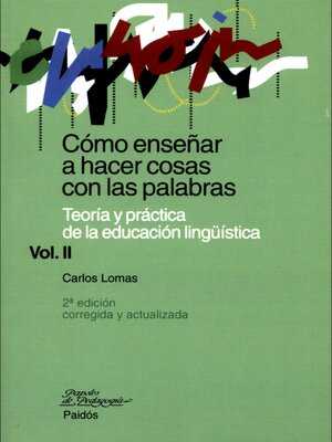 cover image of Cómo enseñar a hacer cosas con las palabras